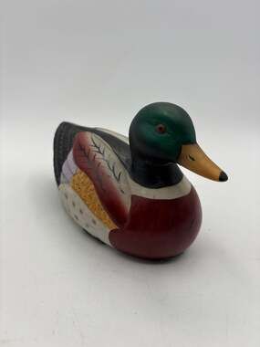 Vintage Jasco Ceramic Mallard Duck Figurine Decoy